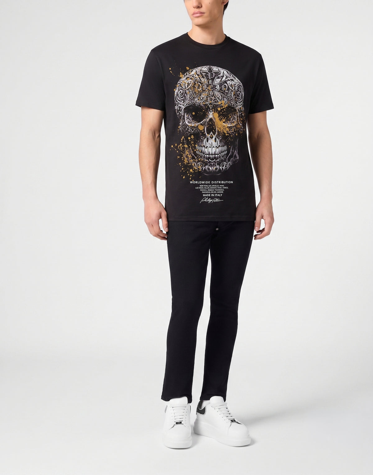 T-Shirt Round Neck Ss SKULL