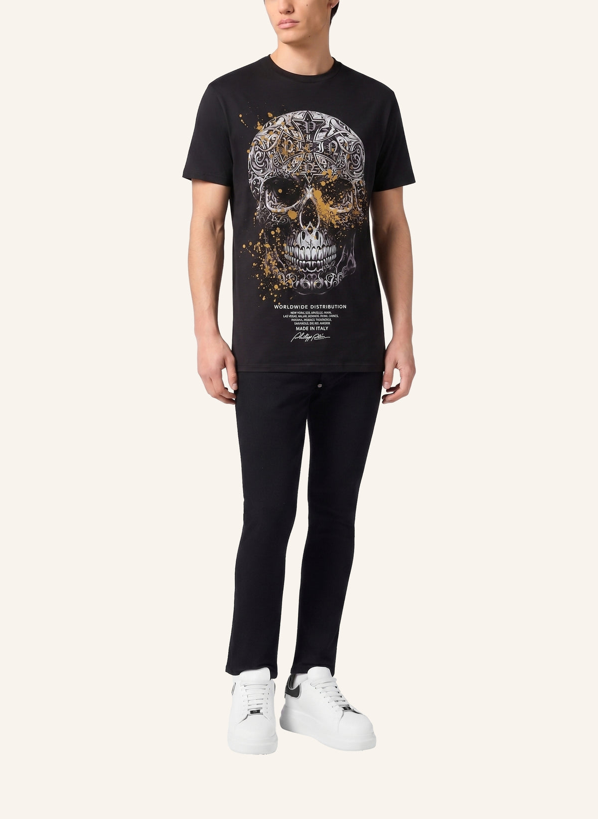 T-Shirt Round Neck Ss SKULL