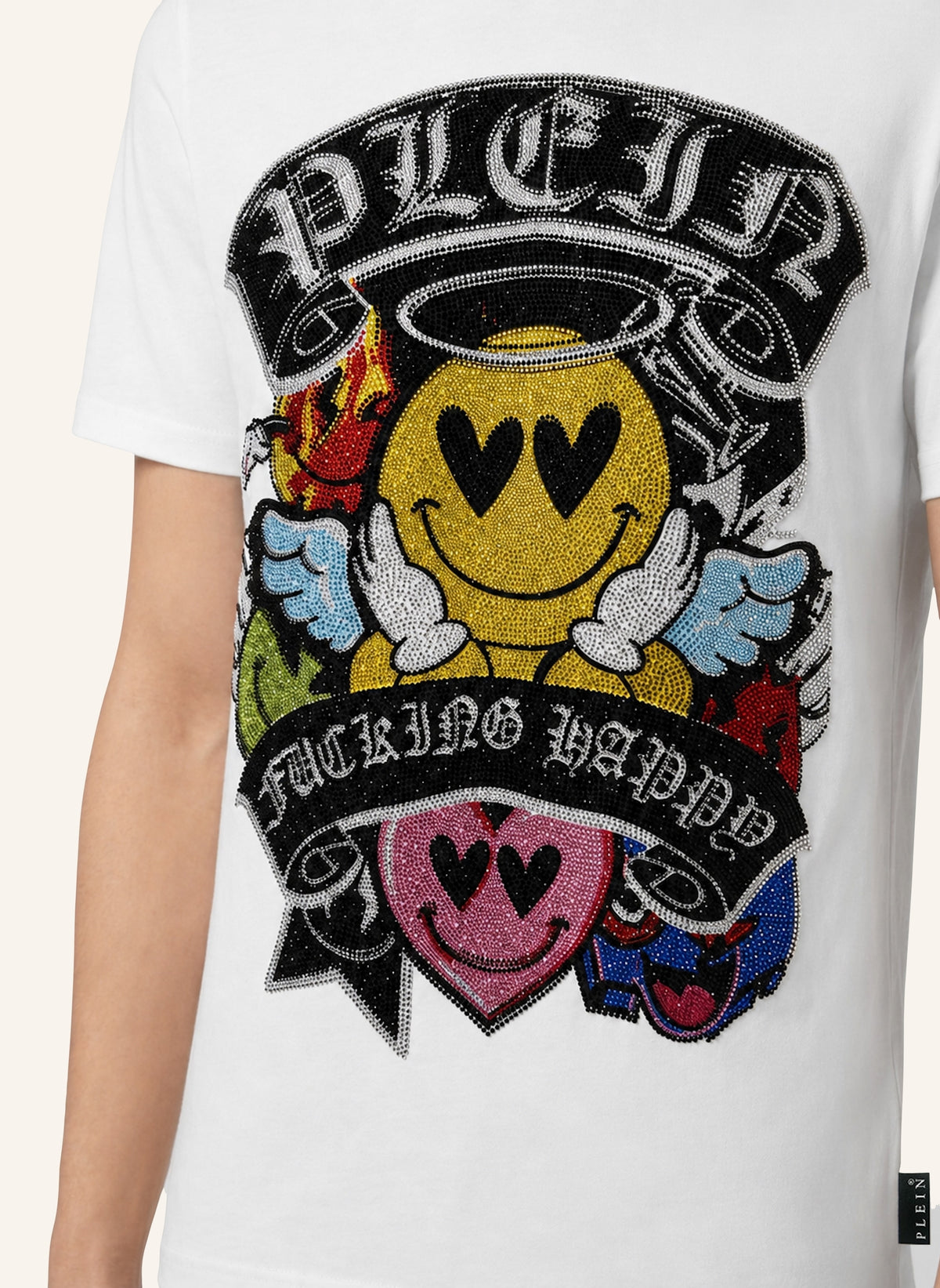 Jersey T-Shirt Plein Smile