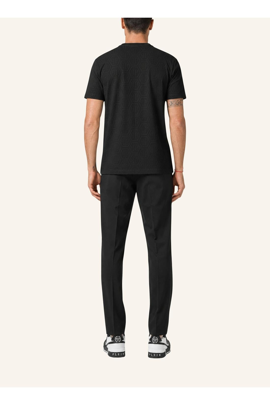 Philipp Plein Jacquard T-Shirt Monogram, Shirts