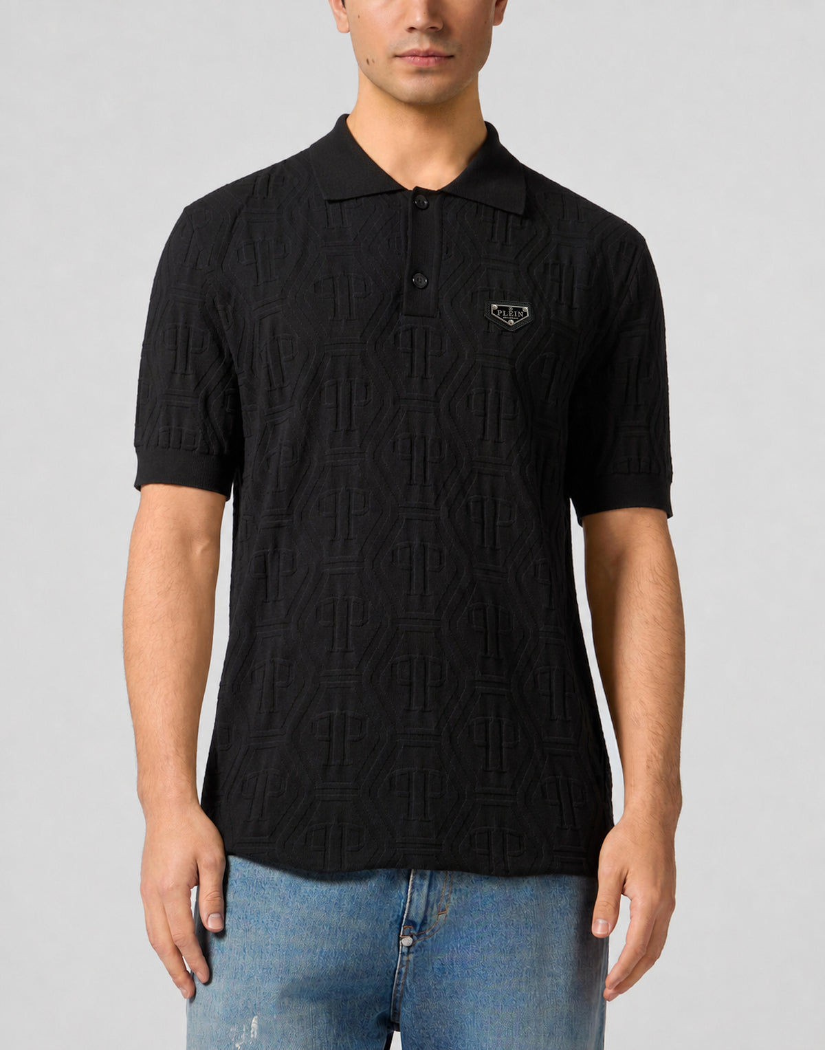 Jacquard Polo T-Shirt Monogram