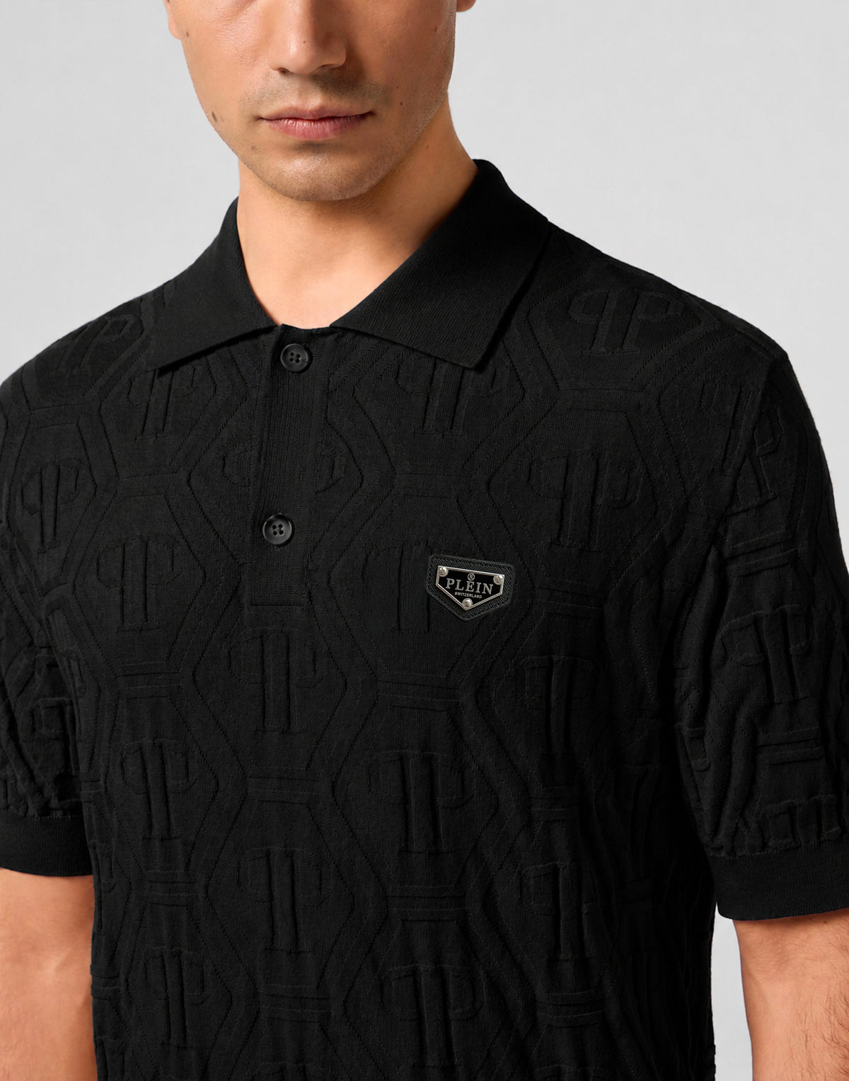 Jacquard Polo T-Shirt Monogram