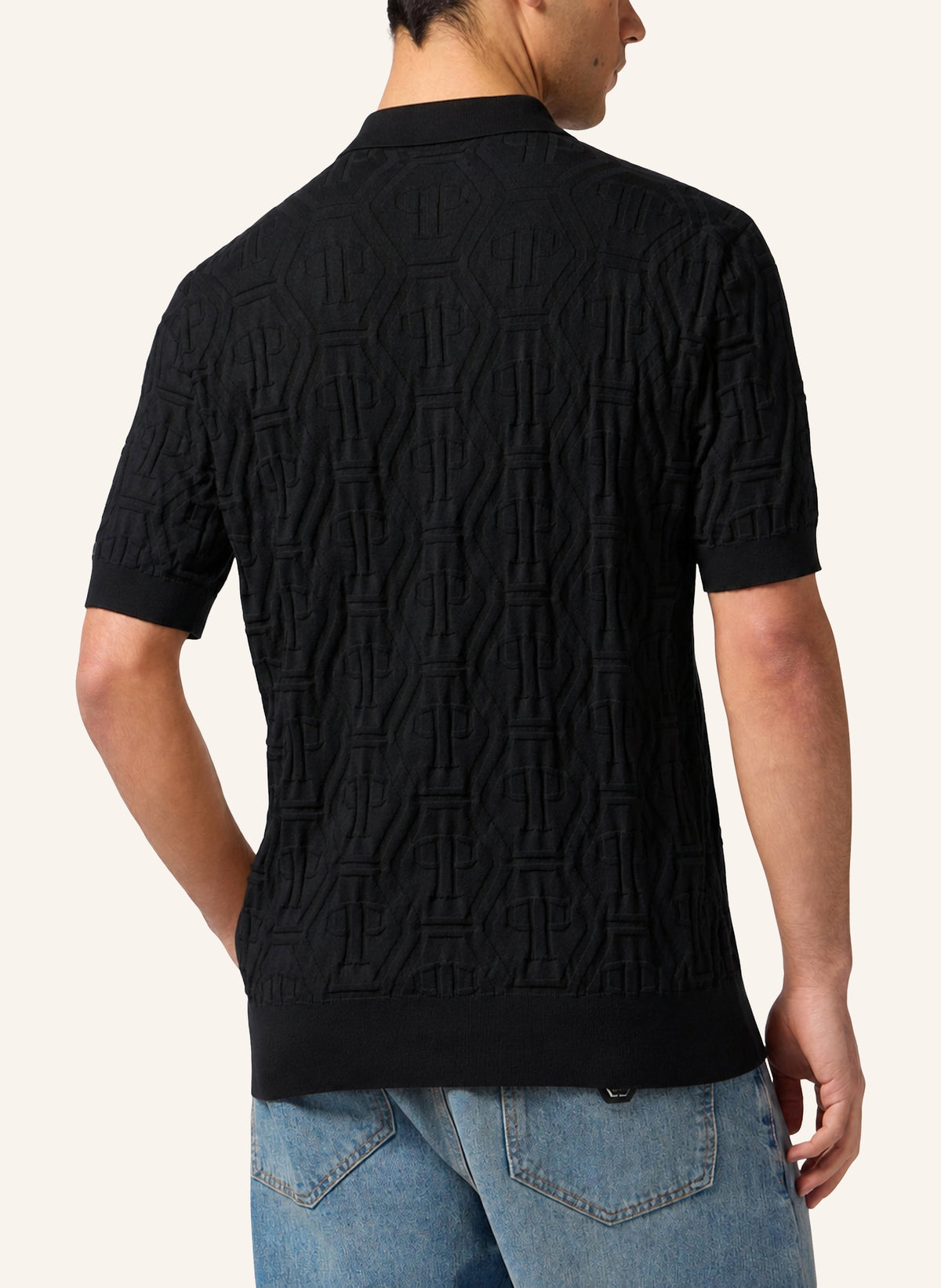 Jacquard Polo T-Shirt Monogram