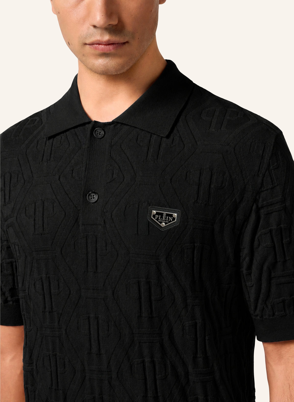 Jacquard Polo T-Shirt Monogram
