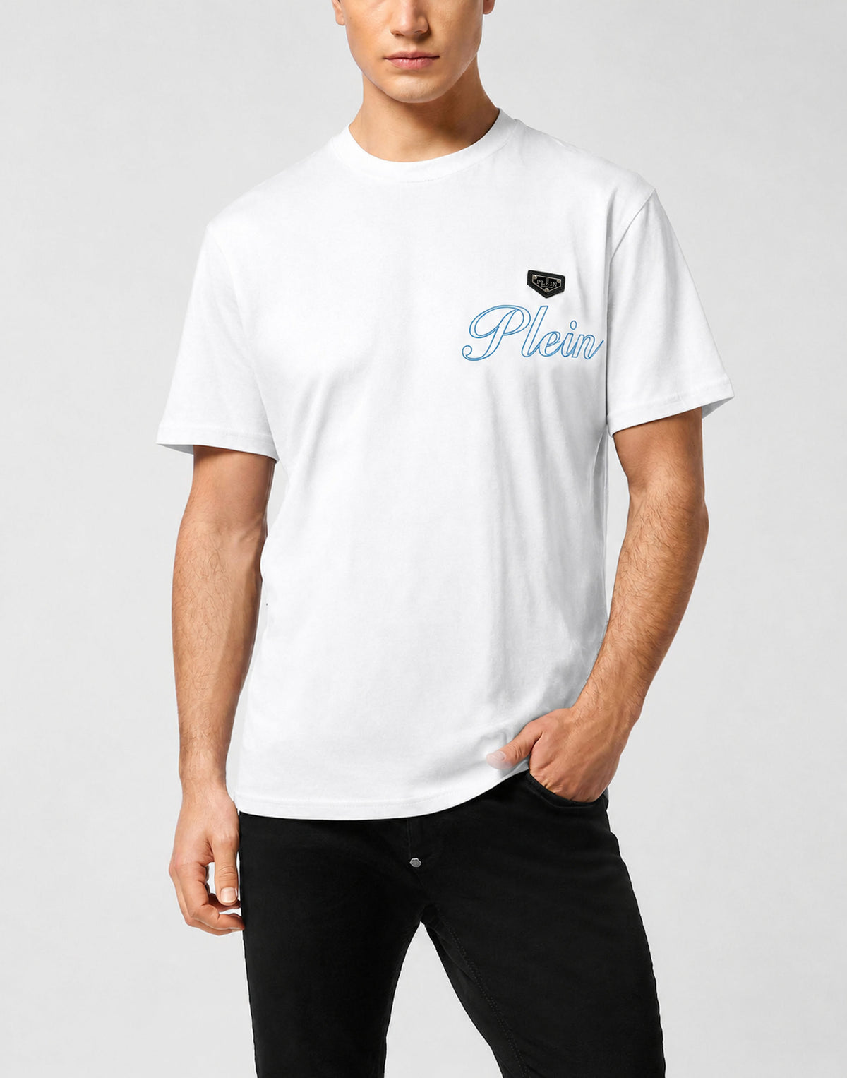Jersey T-Shirt Roundneck Plein