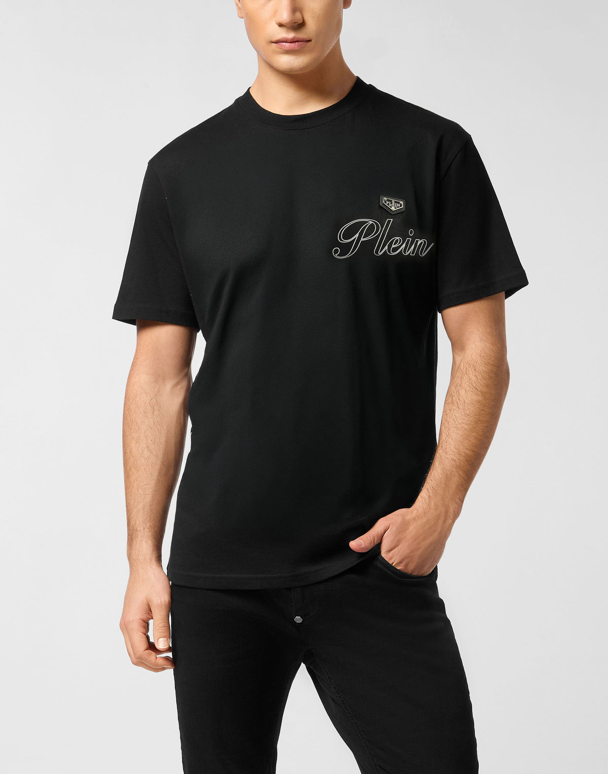 Jersey T-Shirt Roundneck Plein