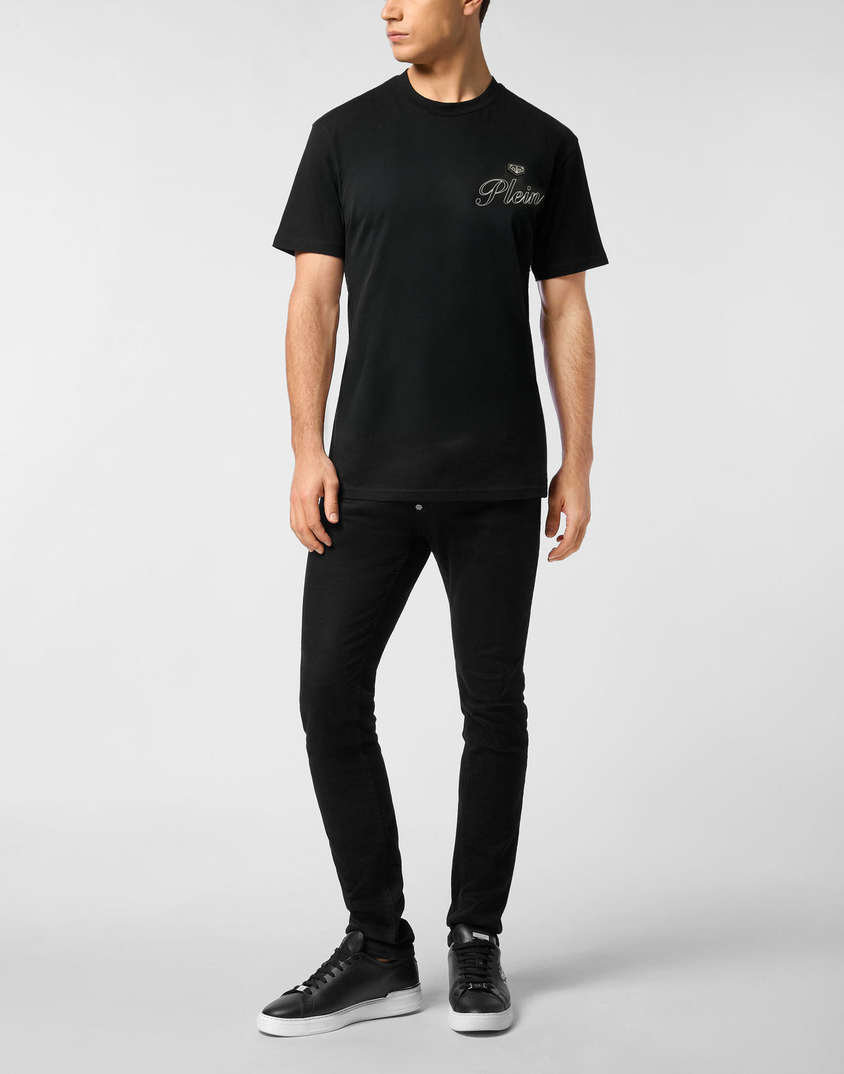 Jersey T-Shirt Roundneck Plein