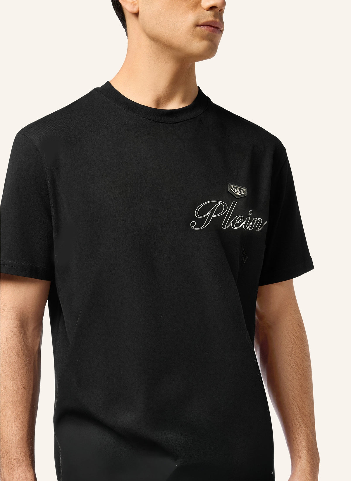 Jersey T-Shirt Roundneck Plein