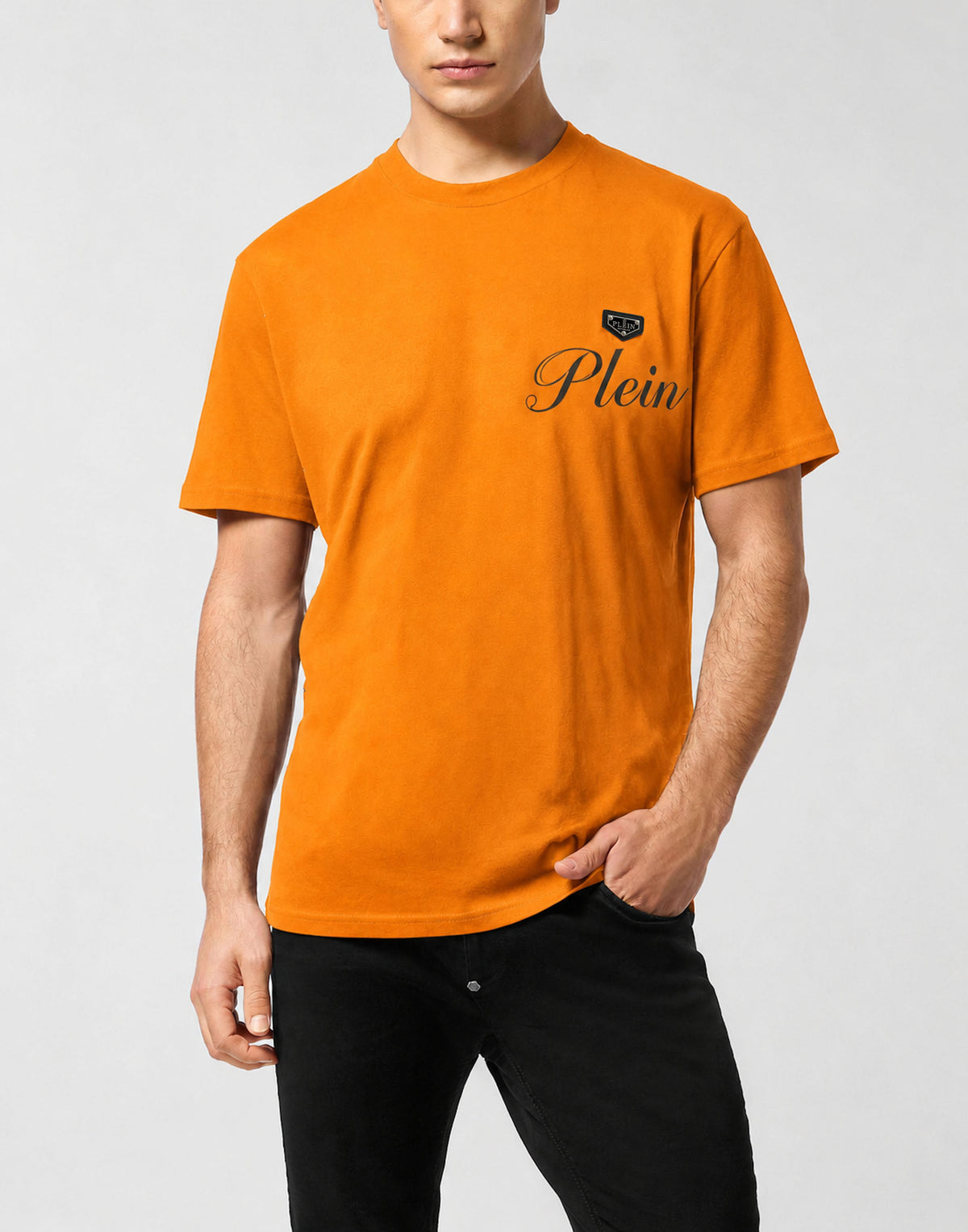 Jersey T-Shirt Roundneck Plein