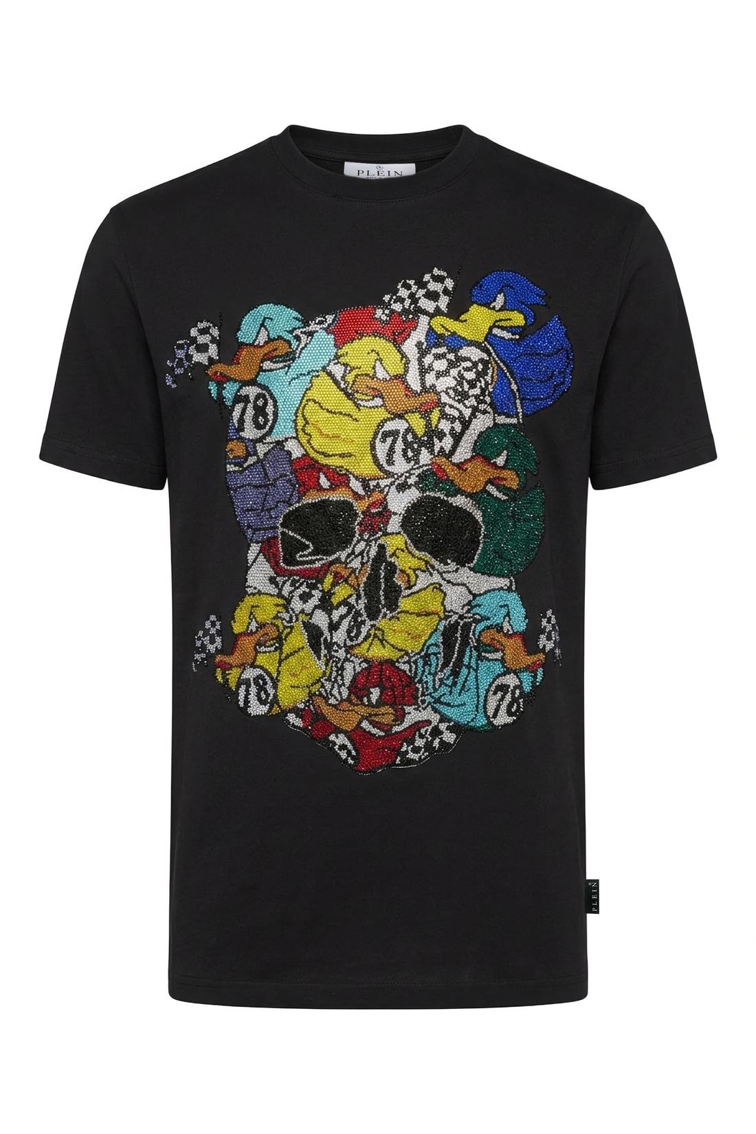 Philipp Plein Jersey T-Shirt Plein Ducks Bling, Shirts