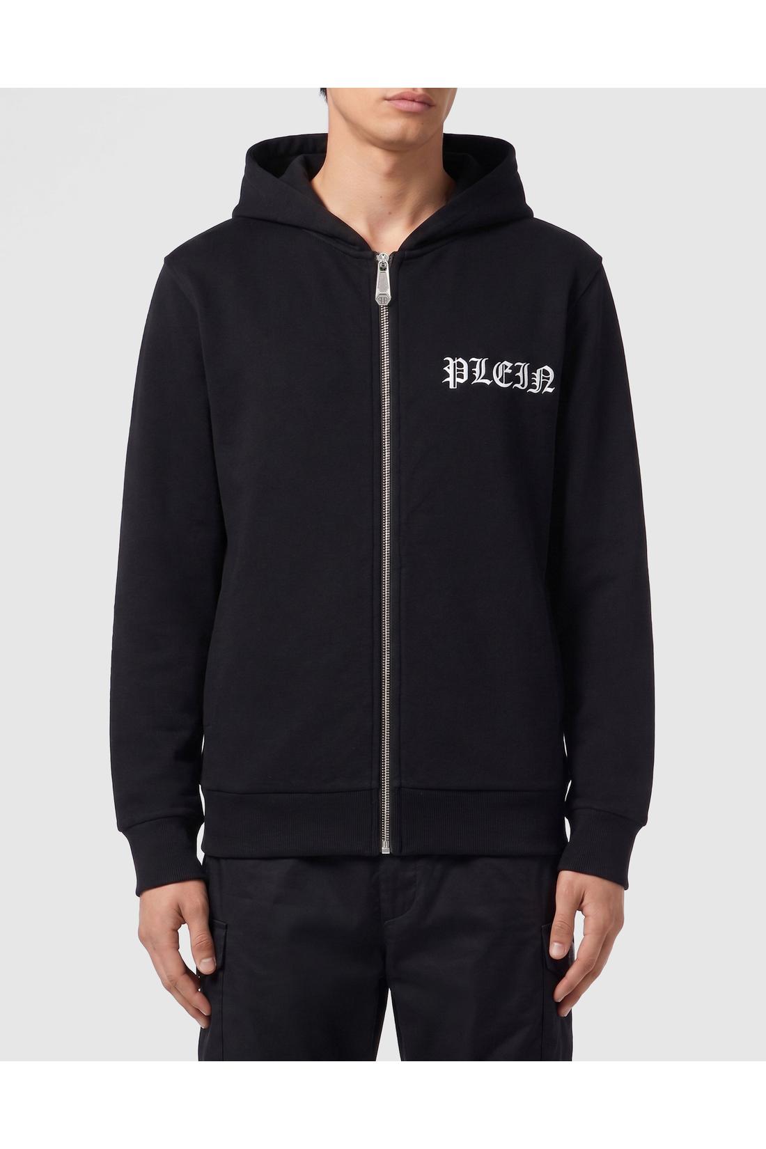 Philipp Plein Hoodie Zip Skull Stones, Strick & Pullover