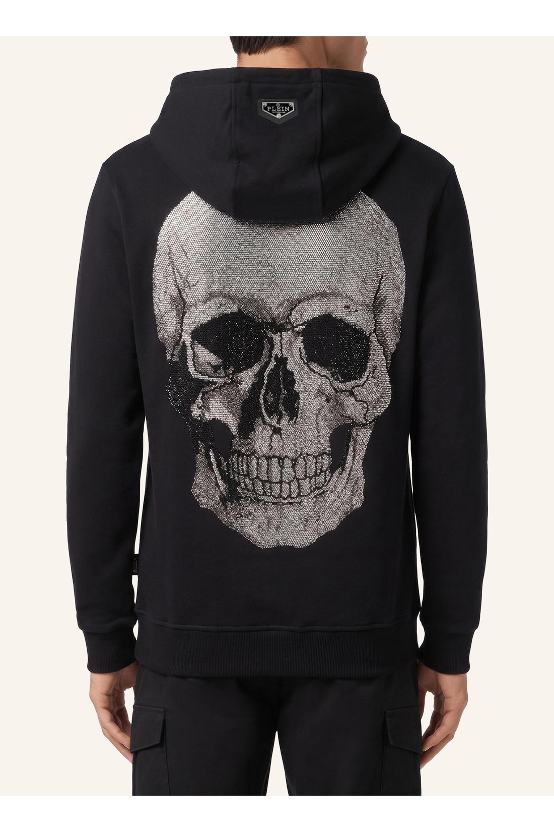 Philipp Plein Hoodie Zip Skull Stones, Strick & Pullover