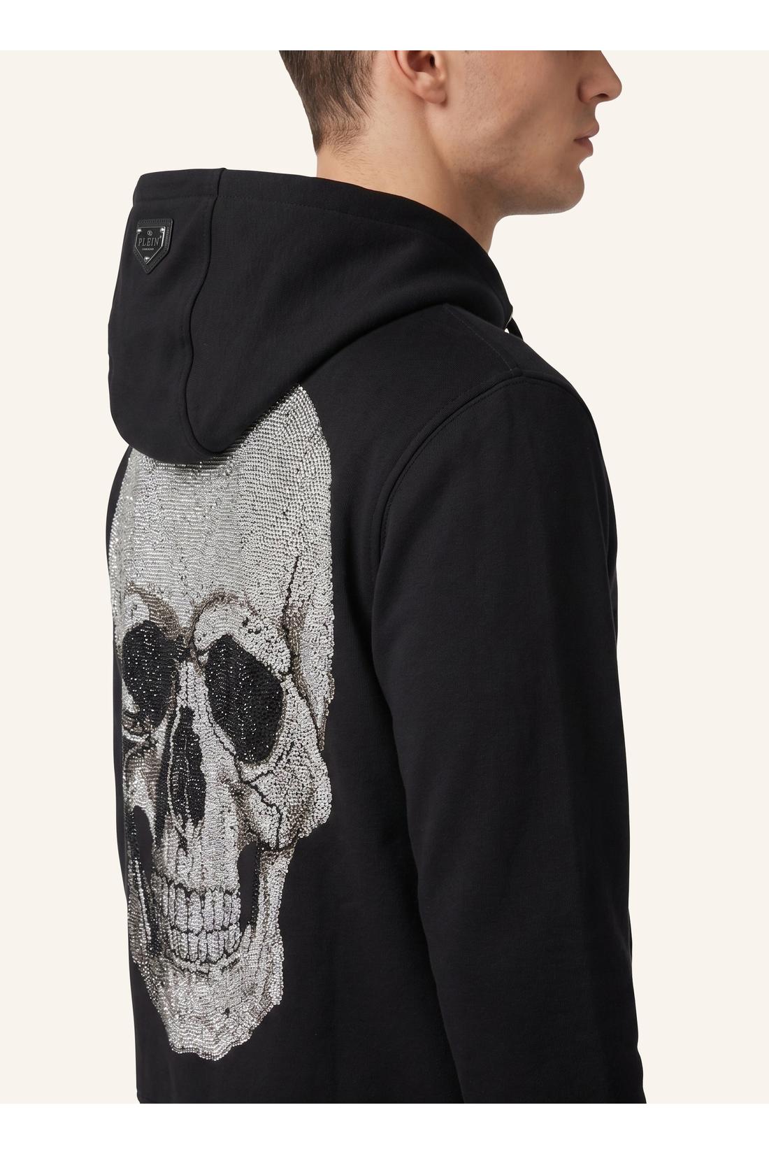 Philipp Plein Hoodie Zip Skull Stones, Strick & Pullover