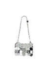 Rabanne-Sparkle Nano Handtasche - Rabanne - Polyester - Silber-Taschen-Black-Deal-Outlet-by-ARCHIVIST