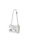 Rabanne-Sparkle Nano Handtasche - Rabanne - Polyester - Silber-Taschen-Black-Deal-Outlet-by-ARCHIVIST
