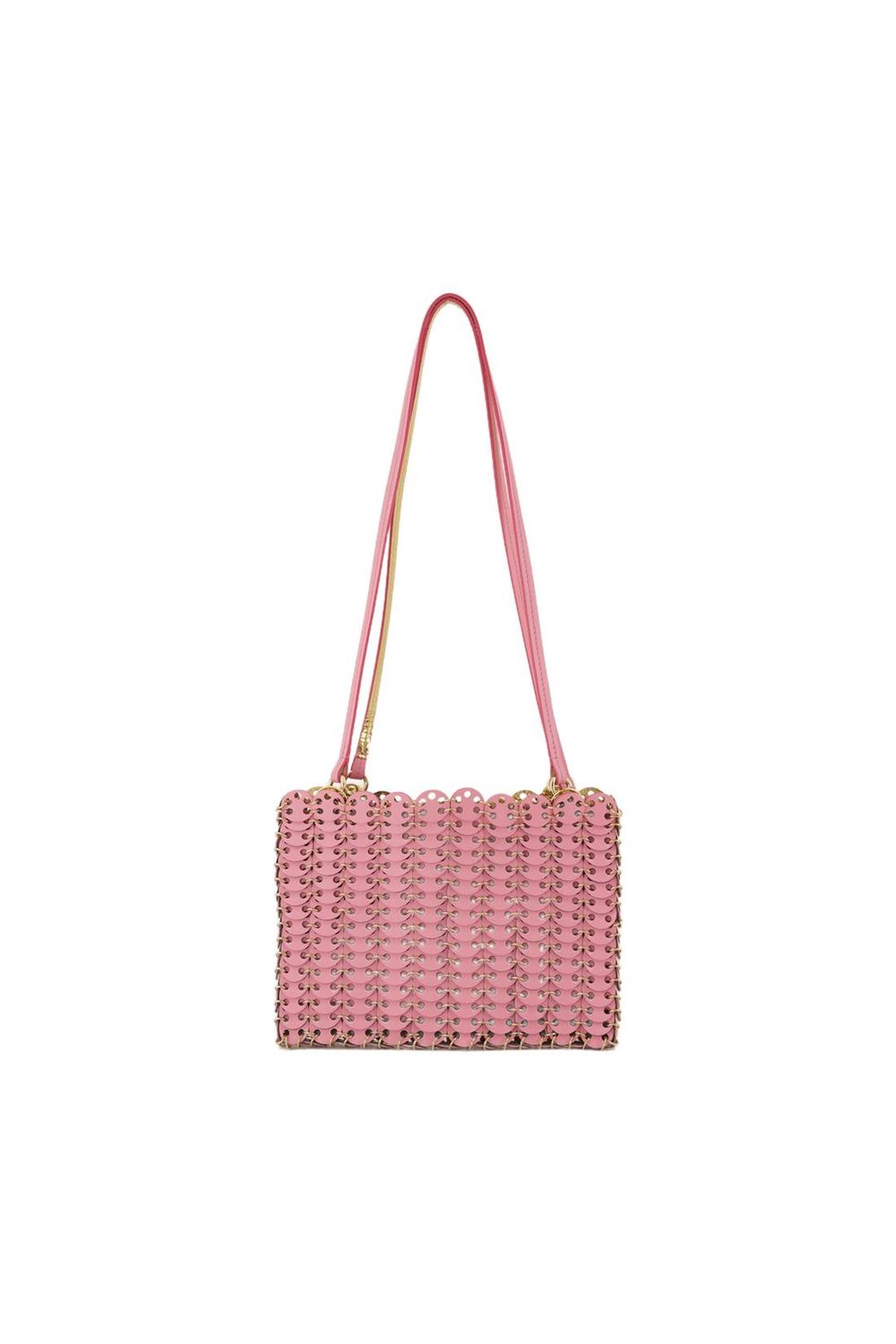 Handtasche - Rabanne - Leder - Rosa