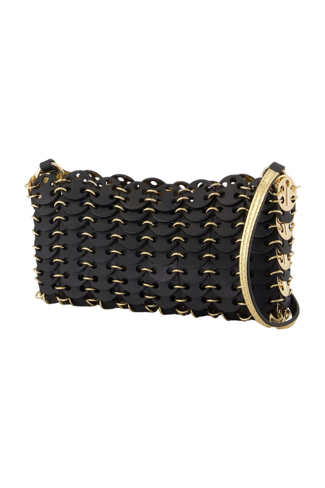 Rabanne-Wallet On Chain - Rabanne - Leder - Schwarz-Taschen-Black-Deal-Outlet-by-ARCHIVIST