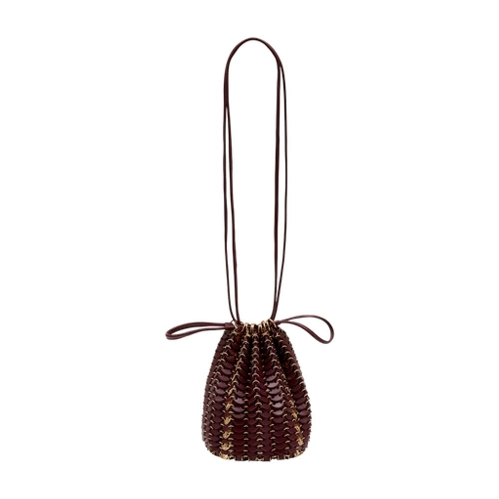 Umhängetasche – Rabanne – Leder – Bordeaux