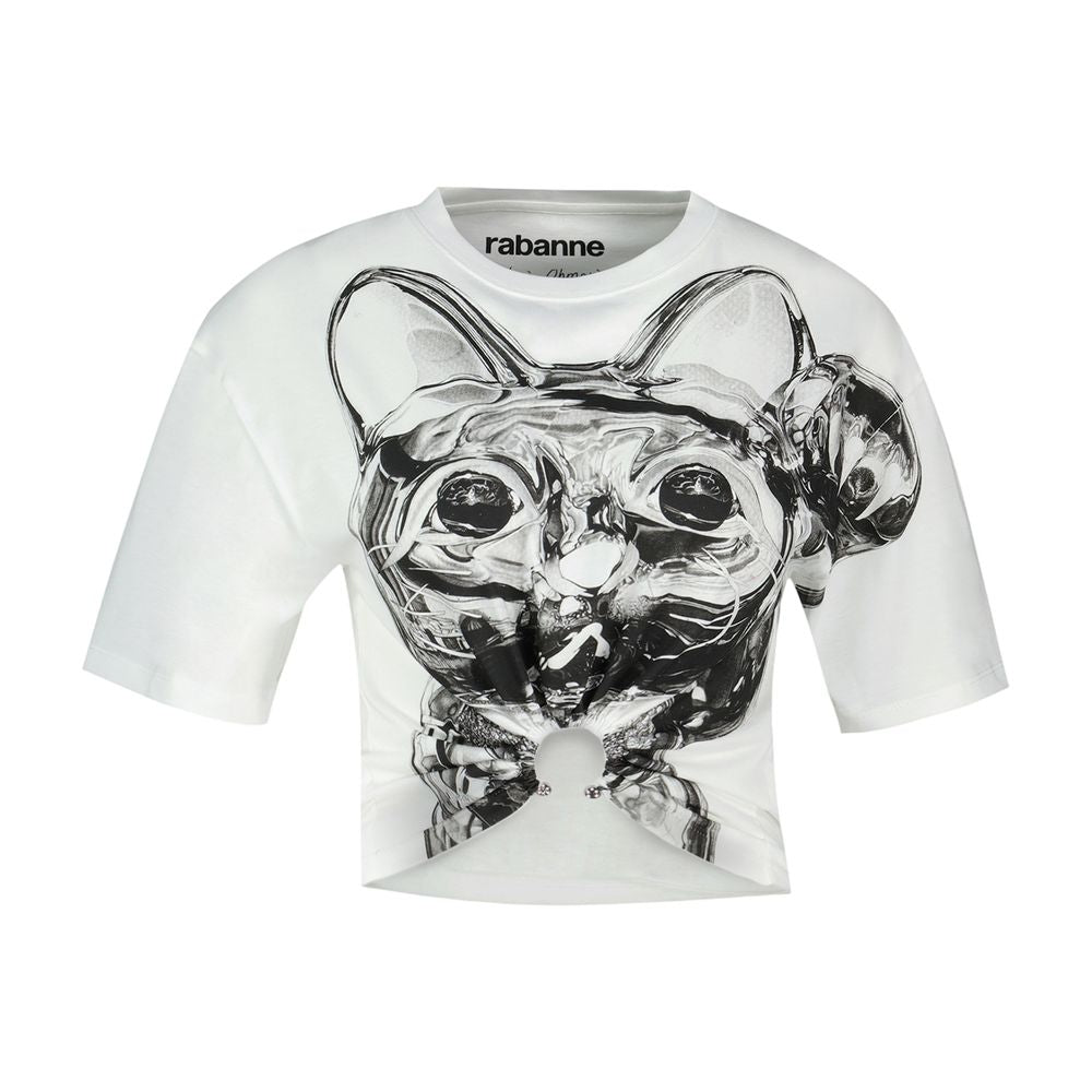 T-Shirt – Rabanne – Baumwolle – Weiß