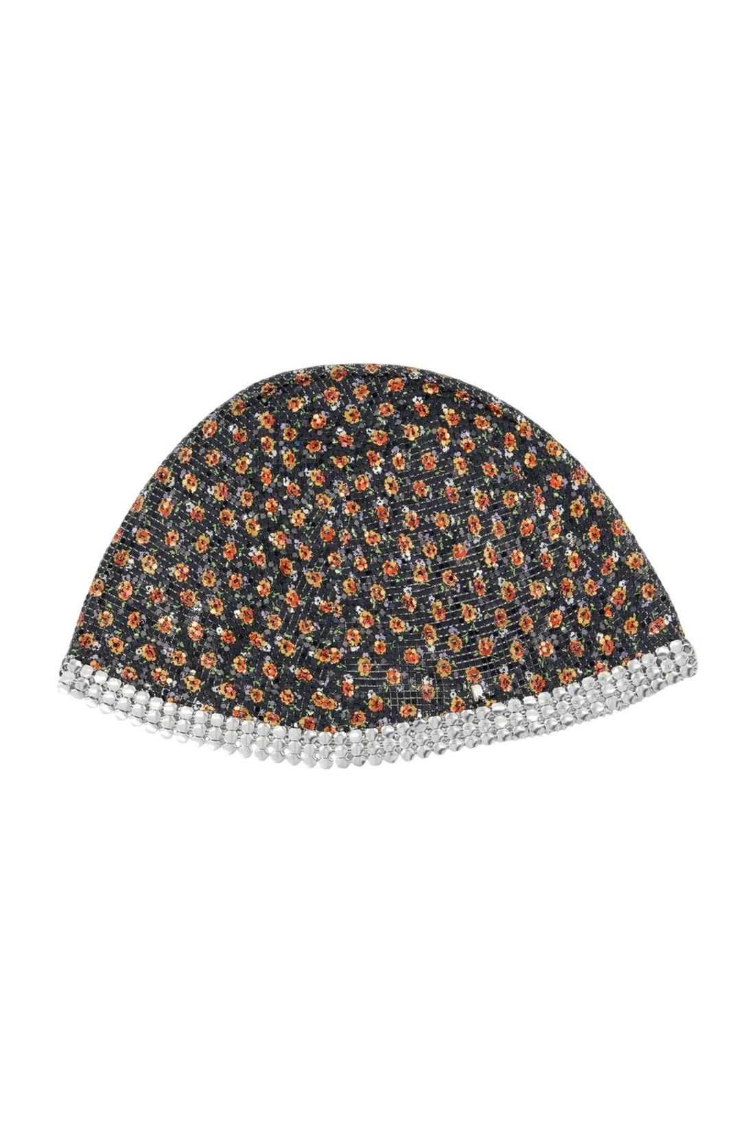 Mütze Mes – Rabanne – Metall – Schwarz