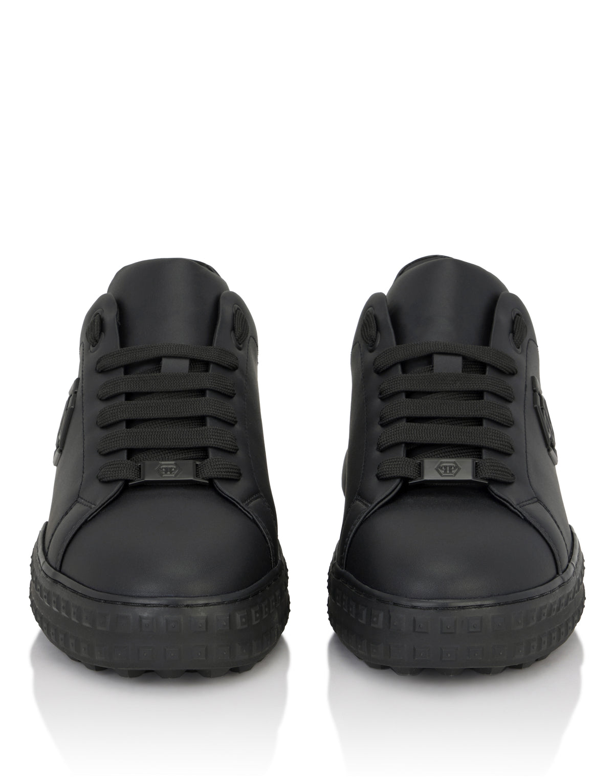 Nappa Leather Low-Top Sneakers Hexagon