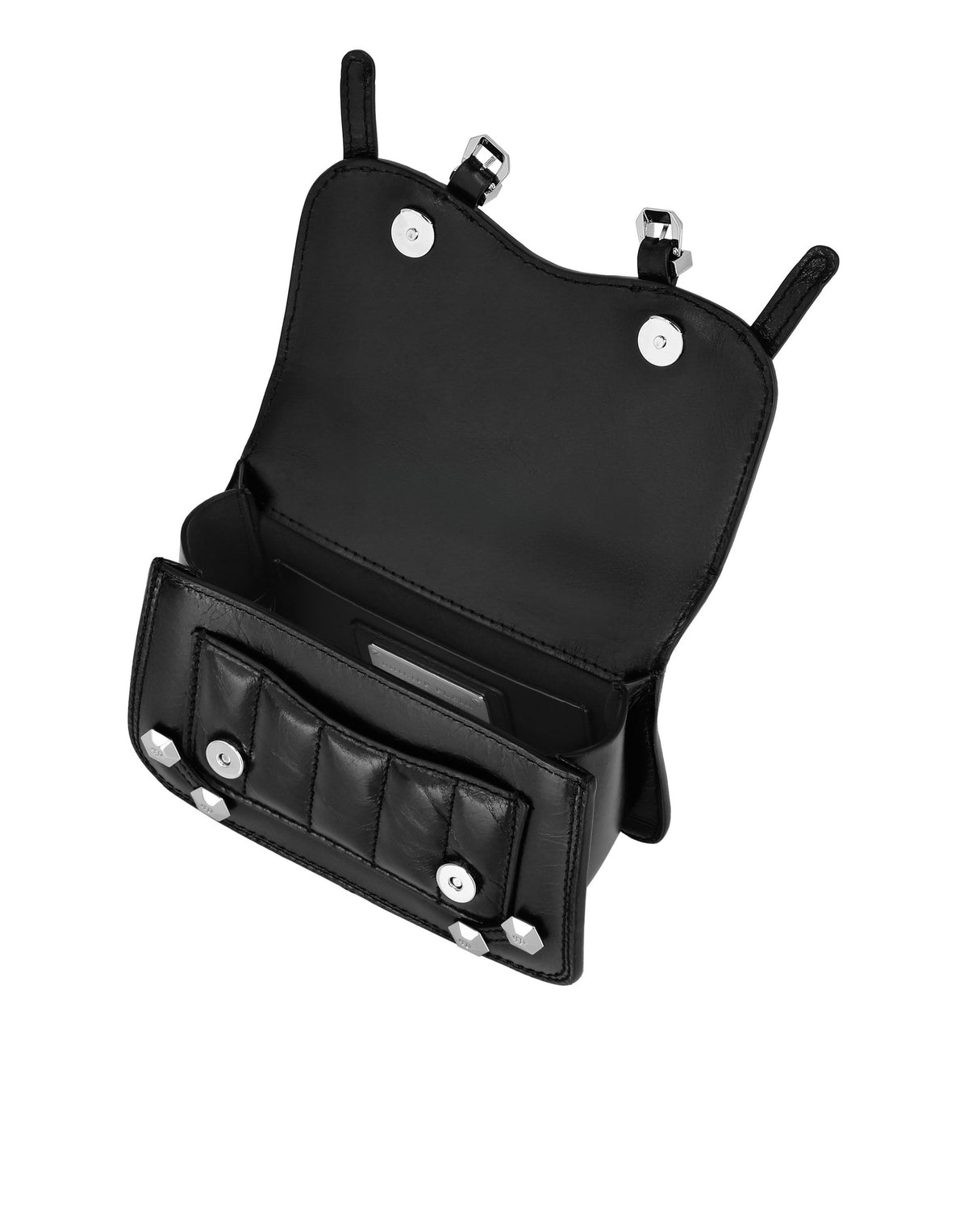 Leather Small Belt Bag Hexagon