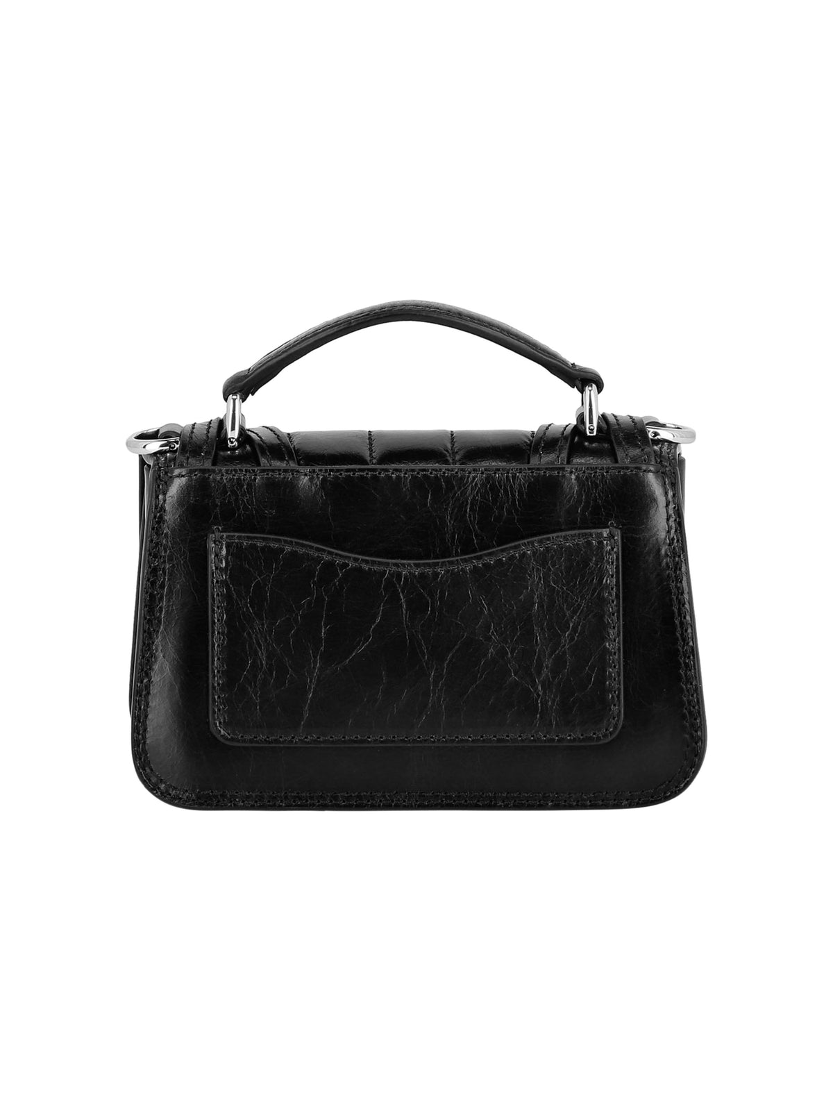 Leather Small Belt Bag Hexagon