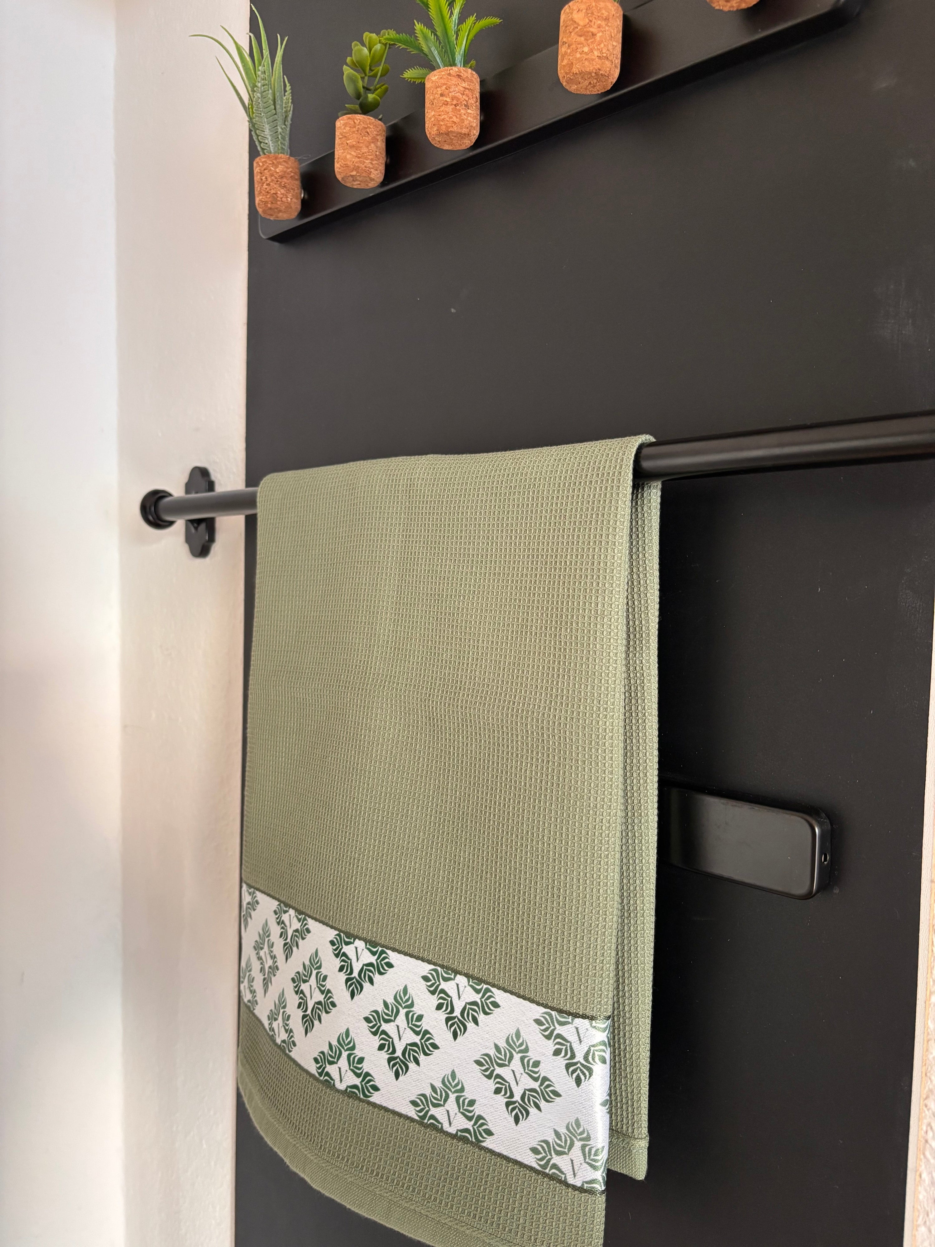 Verdancia-Waffel-Küchentuch - 100% Baumwolle - 50x70cm-Küchentuch-Black-Deal-Outlet-by-ARCHIVIST