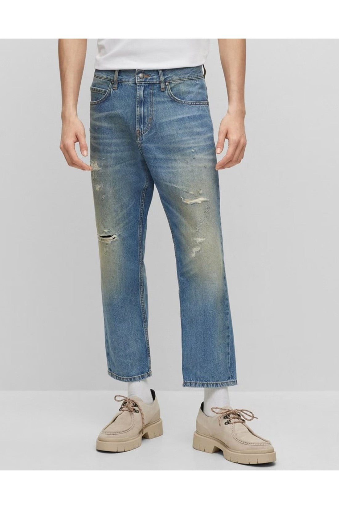 Hugo Boss-OUTLET-SALE-340 Vintage Wash Jeans-ARCHIVIST