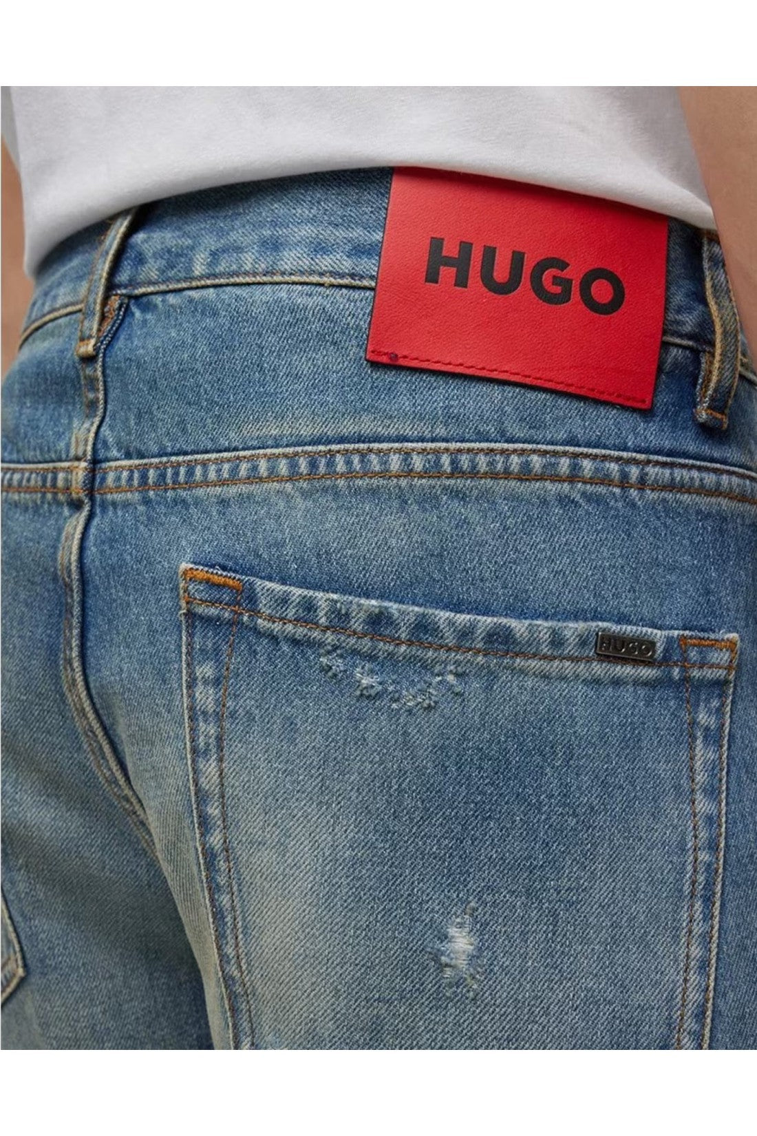 Hugo Boss-OUTLET-SALE-340 Vintage Wash Jeans-ARCHIVIST