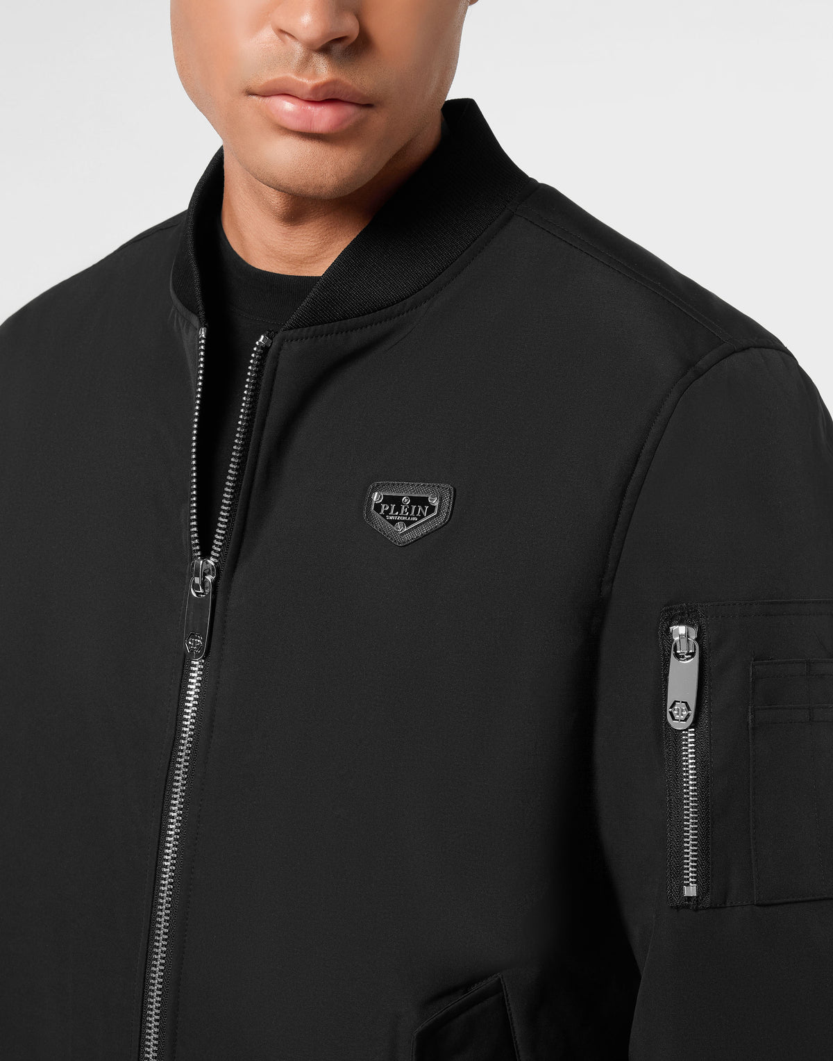 Nylon Bomber Jacket