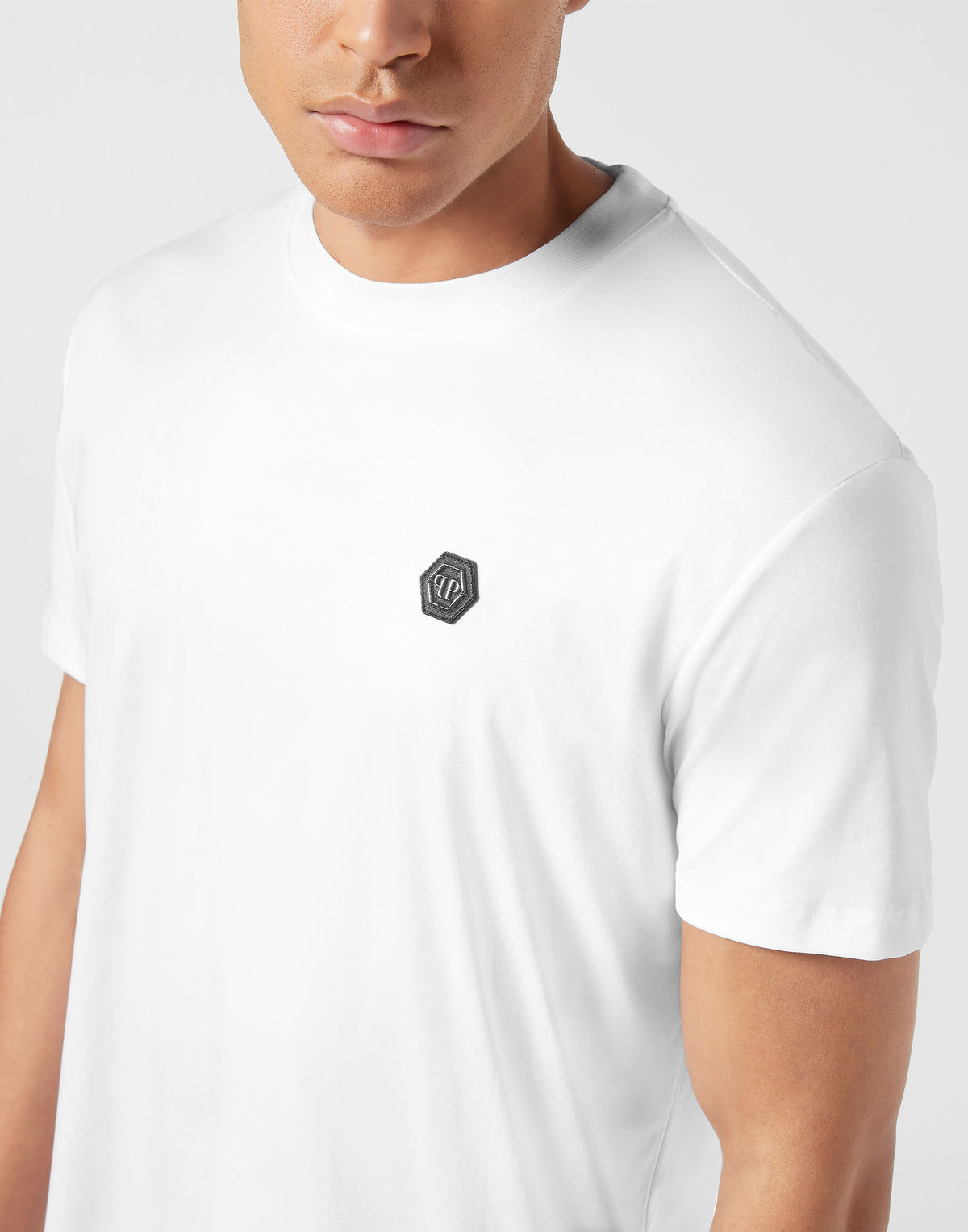 Round Neck T-Shirt Hexagon