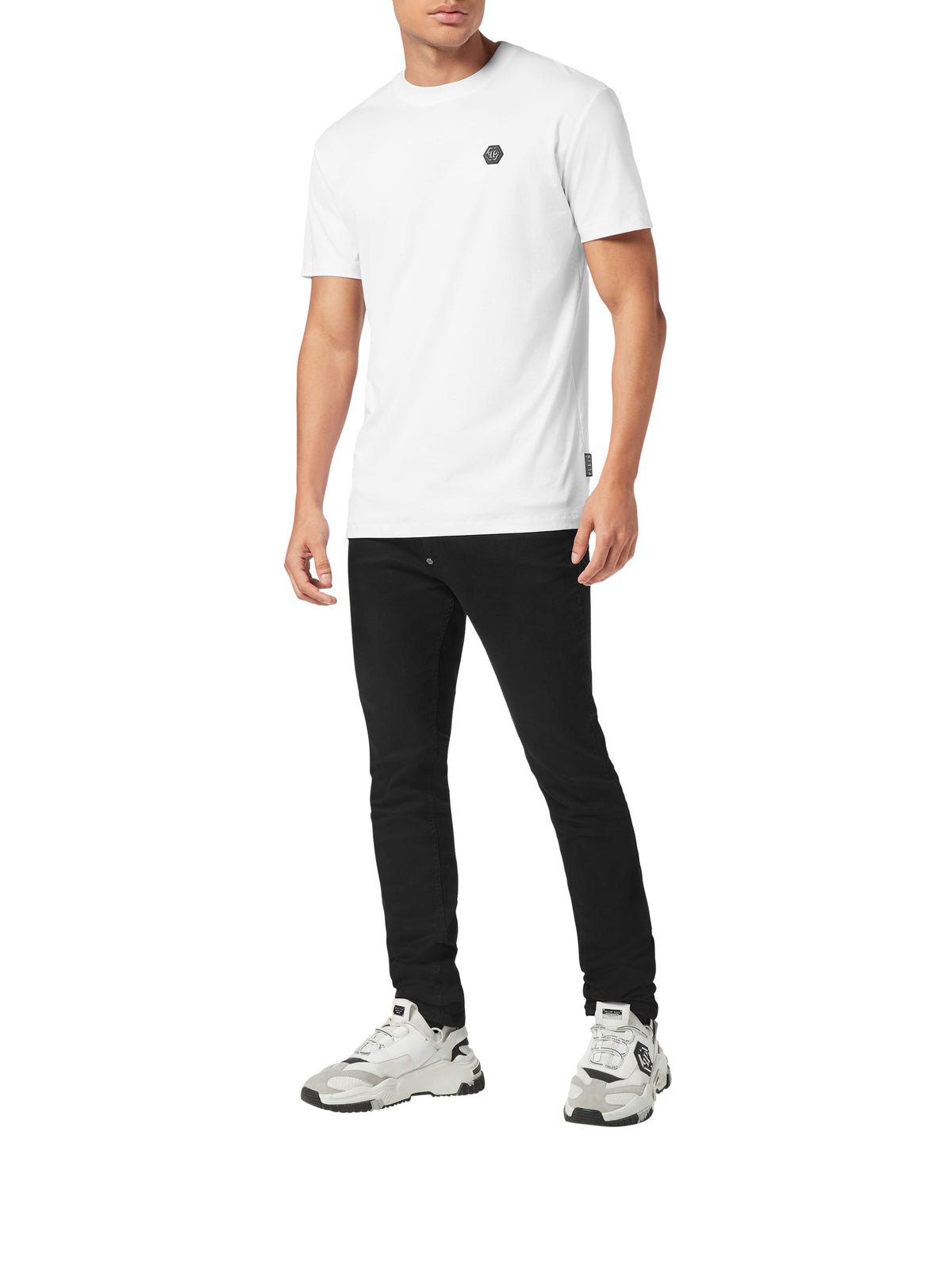 Round Neck T-Shirt Hexagon