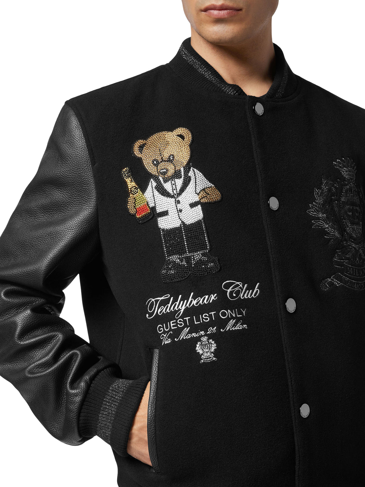 Leather Bomber TEDDY