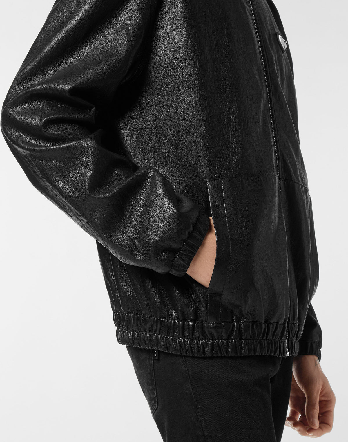 Eco Leather Windbreaker