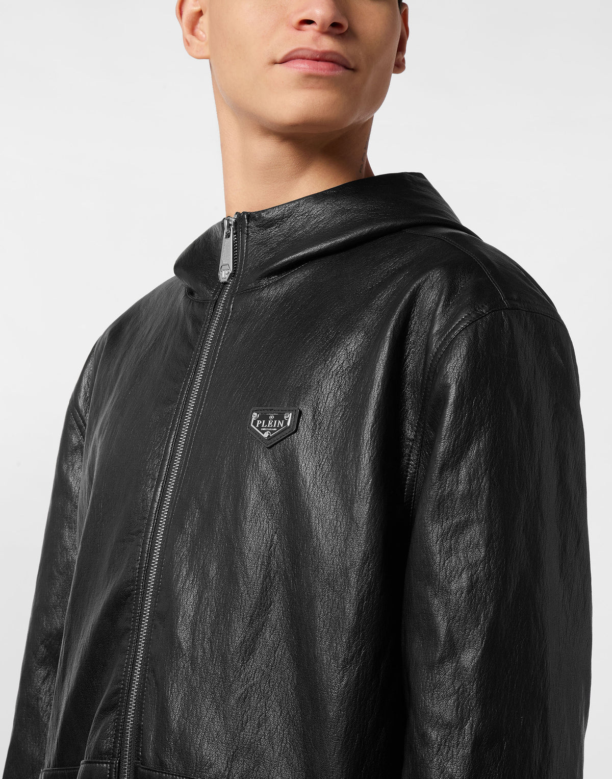 Eco Leather Windbreaker