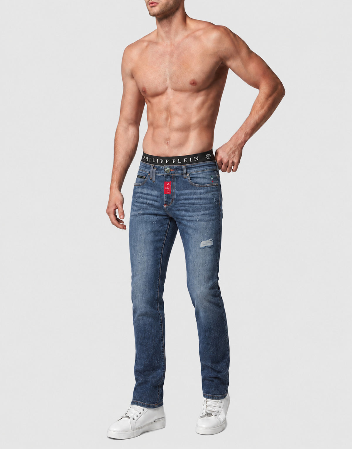Philipp Plein Straight Supreme Fit Jeans Basic, Jeans