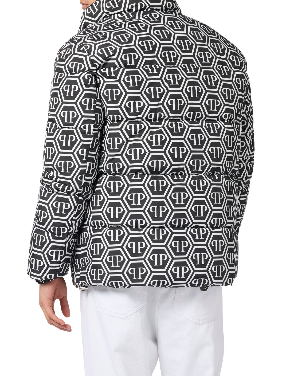 Nylon Puffer Jacket Monogram