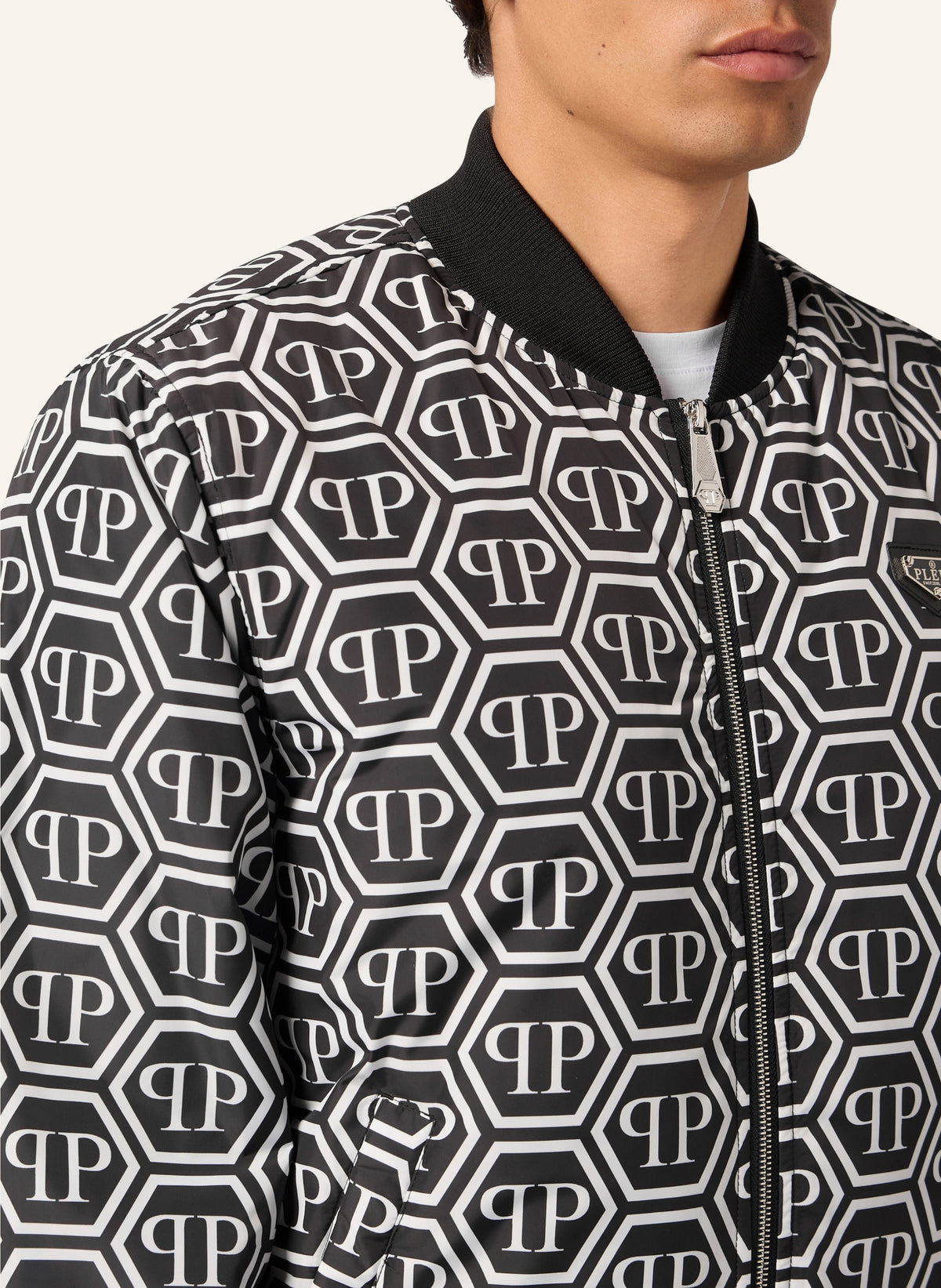 Nylon Bomber Monogram
