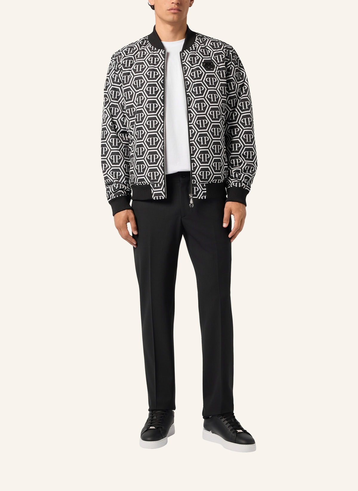 Nylon Bomber Monogram