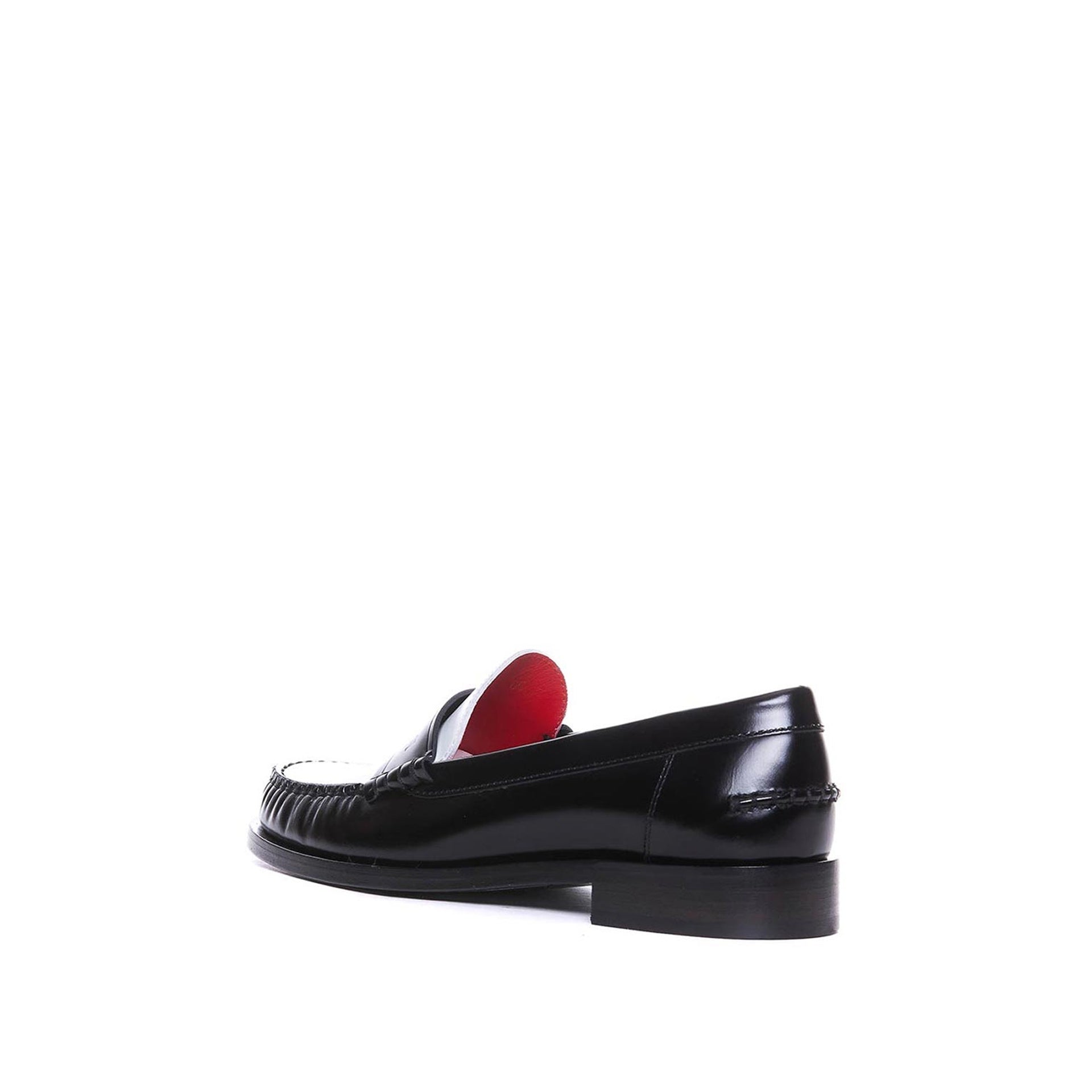 Salvatore Ferragamo-Salvatore Ferragamo Irina Leather Loafers-WOMEN SHOES-Black-Deal-Outlet-by-ARCHIVIST