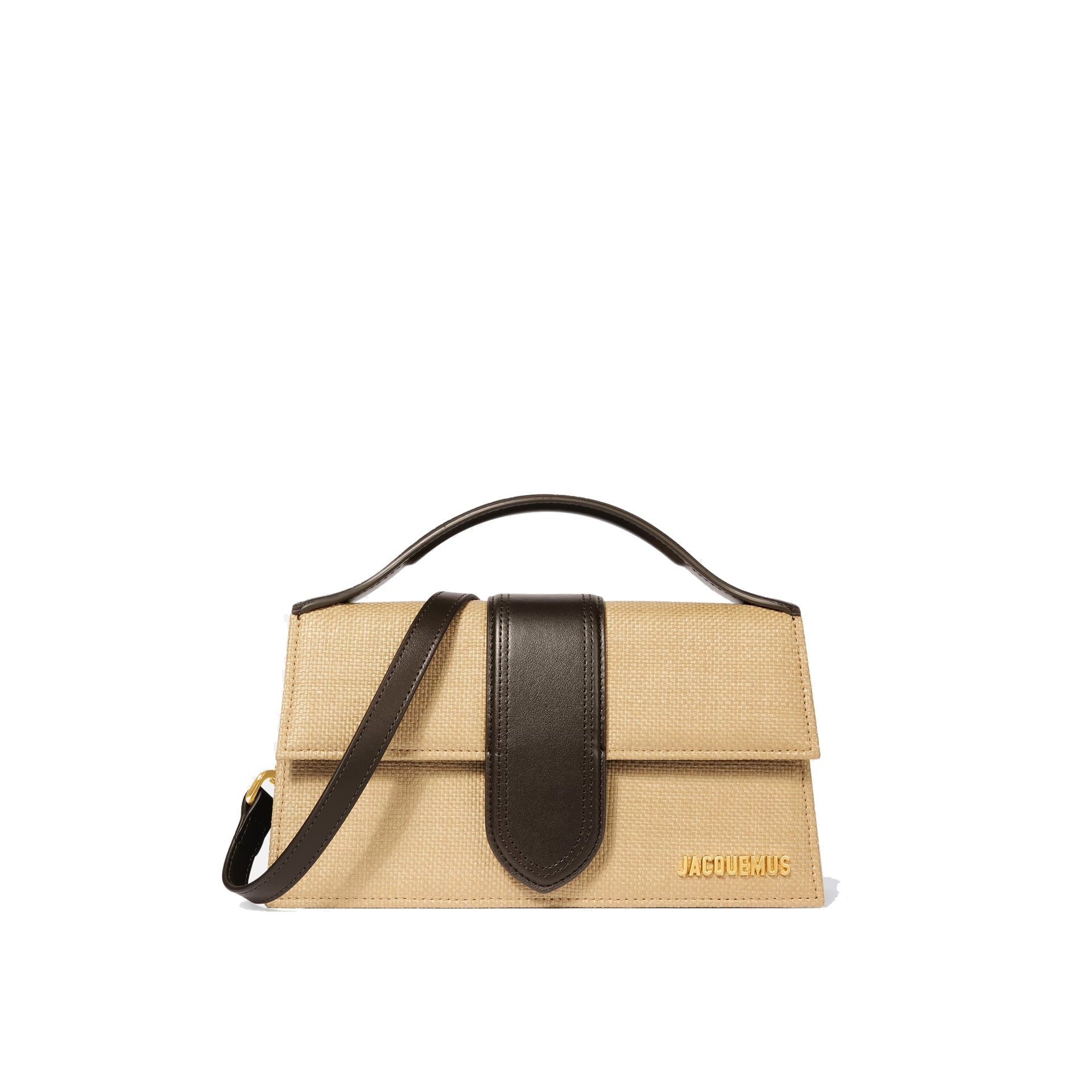 Jacquemus-Jacquemus Le Grand Bambino Raffia Bag-WOMEN BAGS-Black-Deal-Outlet-by-ARCHIVIST
