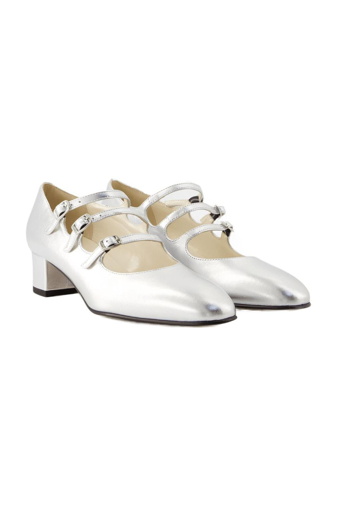 Kina Pumps - Carel - Leather - Silver