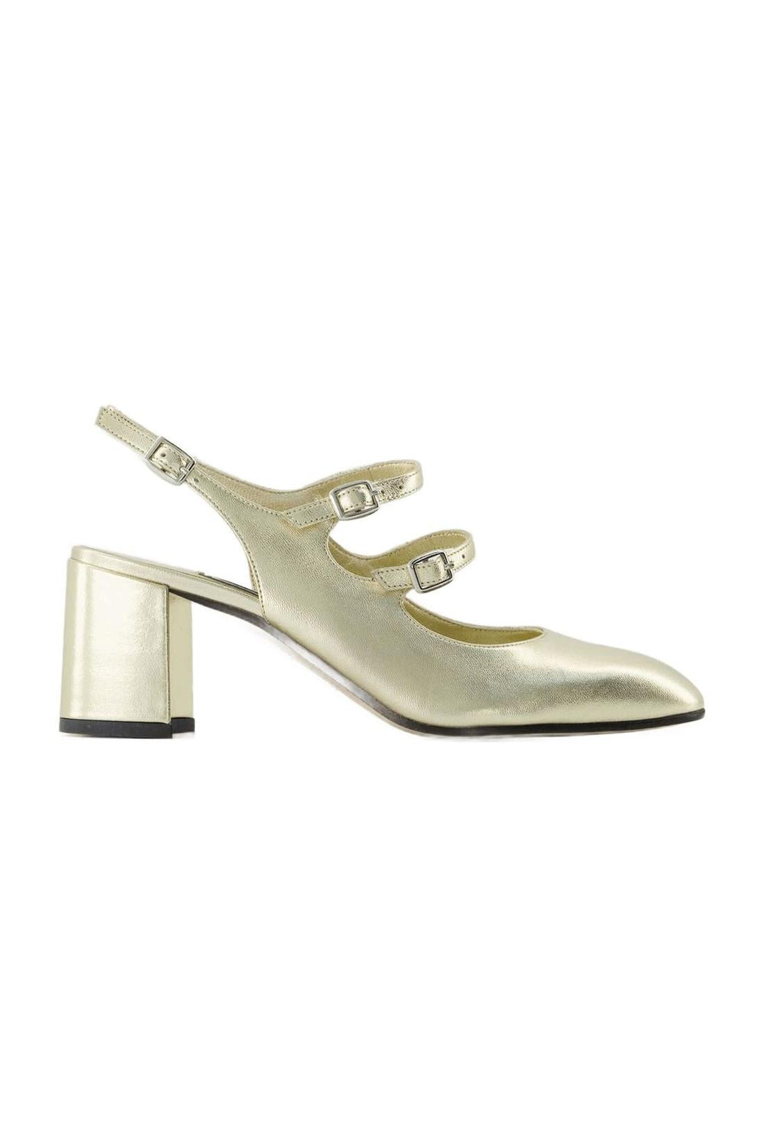 Banana Pumps - Carel - Platine - Leather