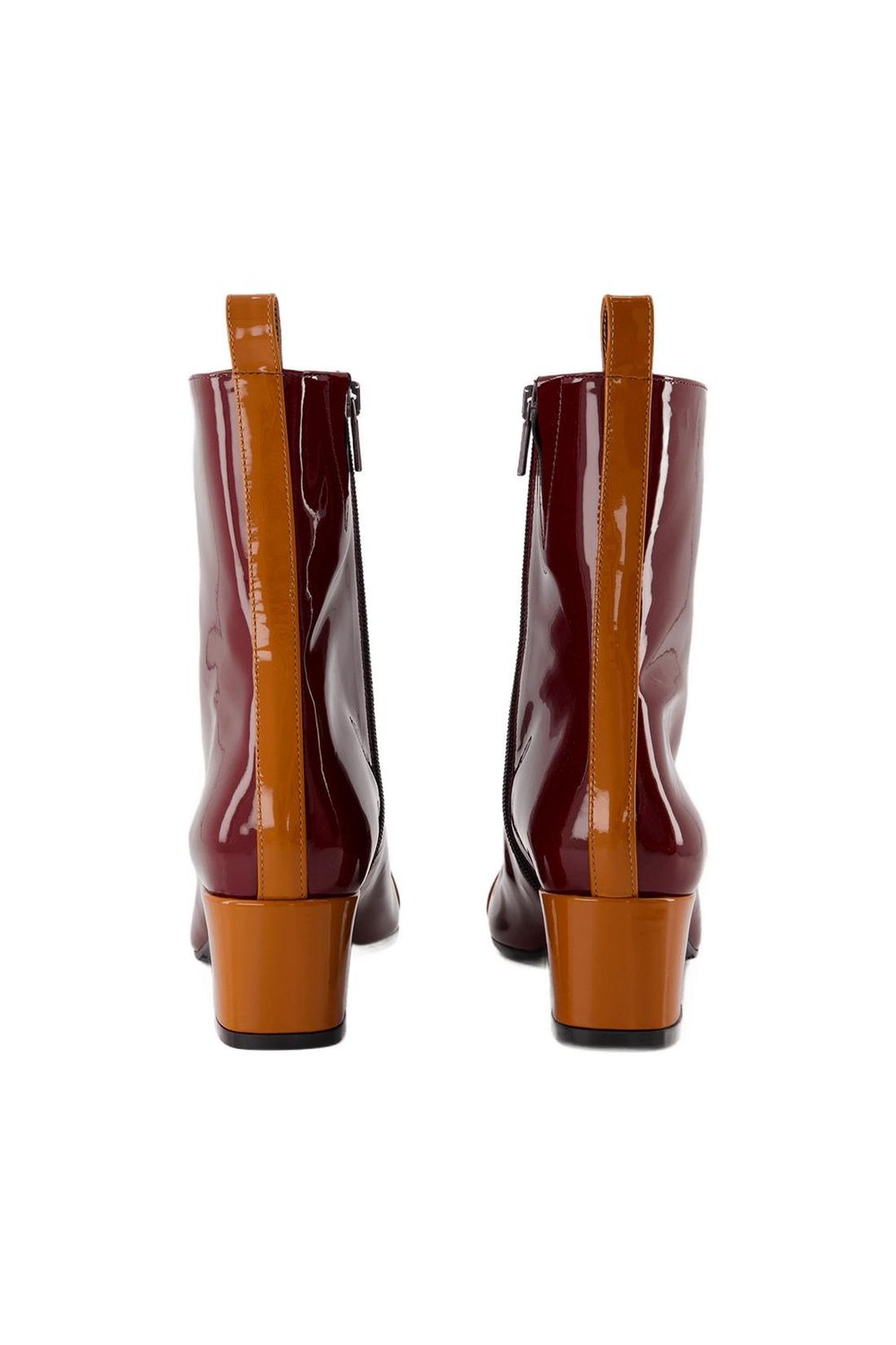 Boots Audrey - Carel - Patent Leather - Camel