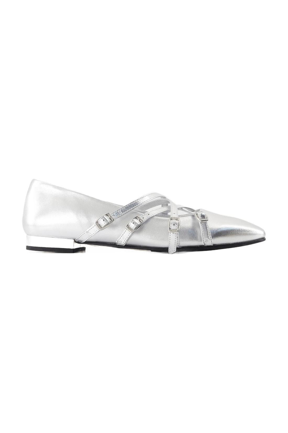 Eloise ballerinas - Carel - leather - silver