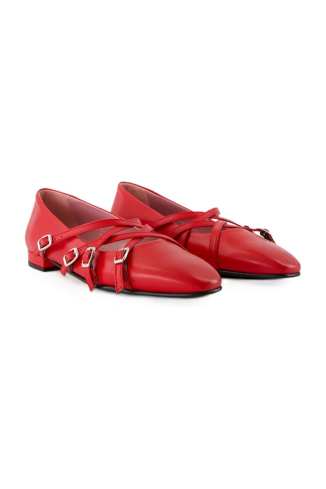 Eloise ballerinas - Carel - leather - red