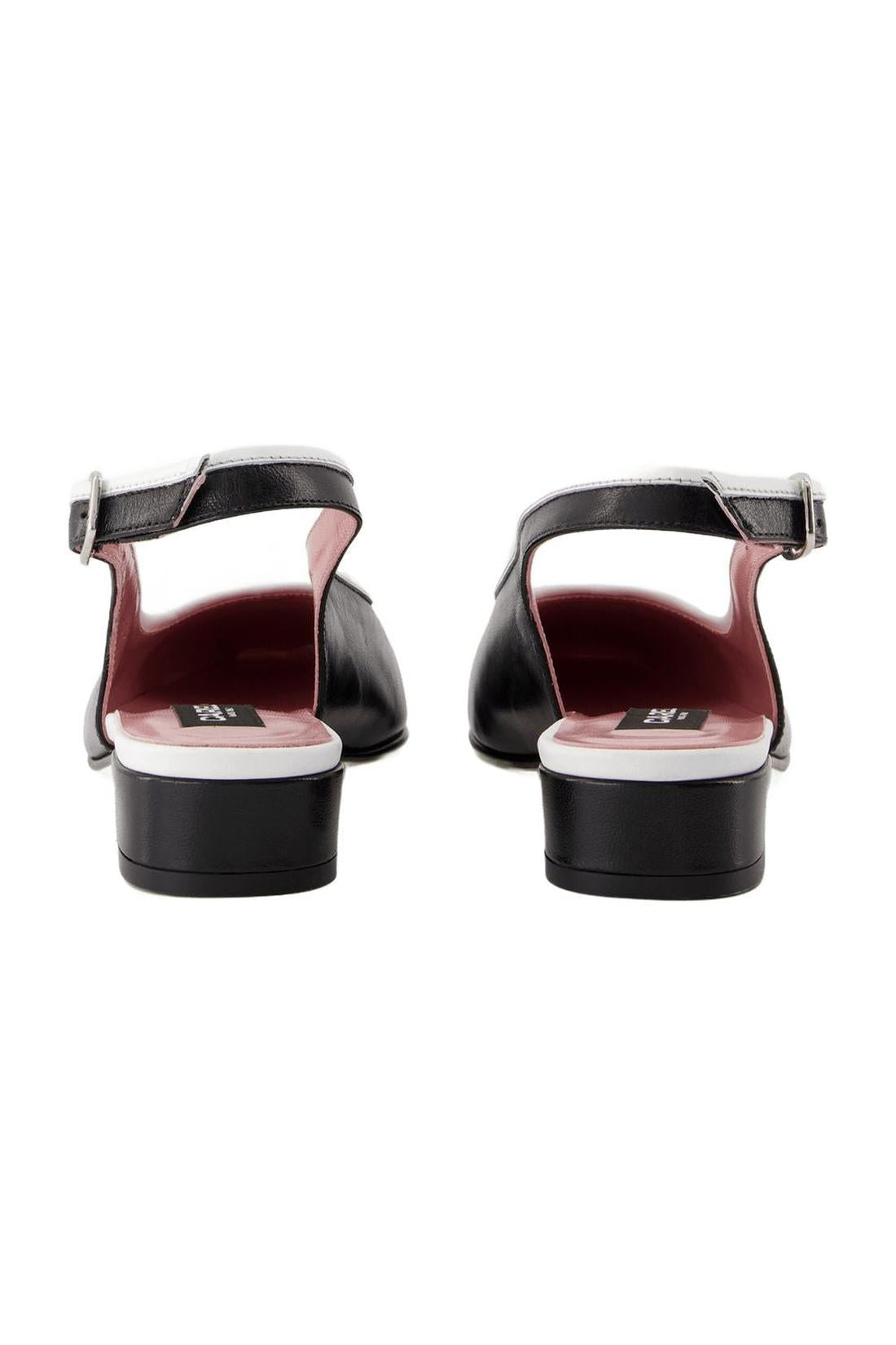 Elisa Sandals - Carel - Leather - Black