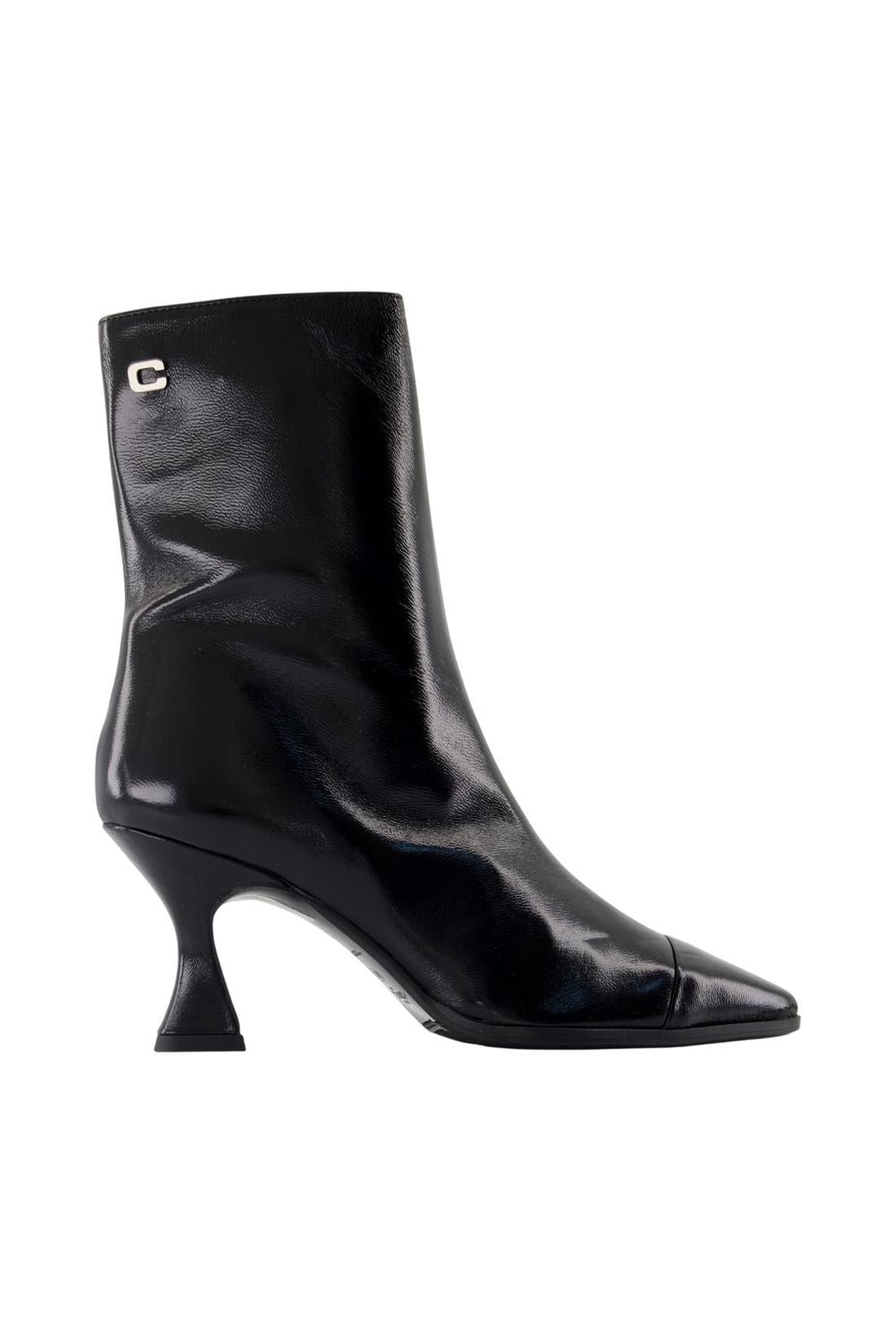 Carel-Stiefeletten Isabelle - Carel - Leder - Schwarz-Stiefel & Stiefeletten-Black-Deal-Outlet-by-ARCHIVIST