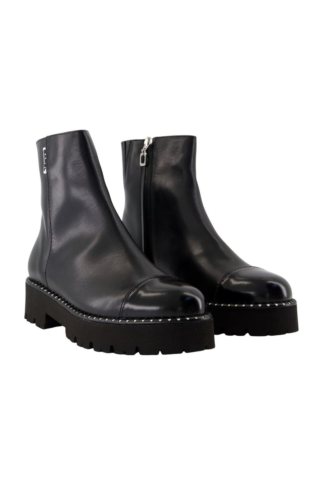 Carel-Stiefeletten Chouchou 25 - Carel - Leder - Schwarz-Stiefel & Stiefeletten-Black-Deal-Outlet-by-ARCHIVIST